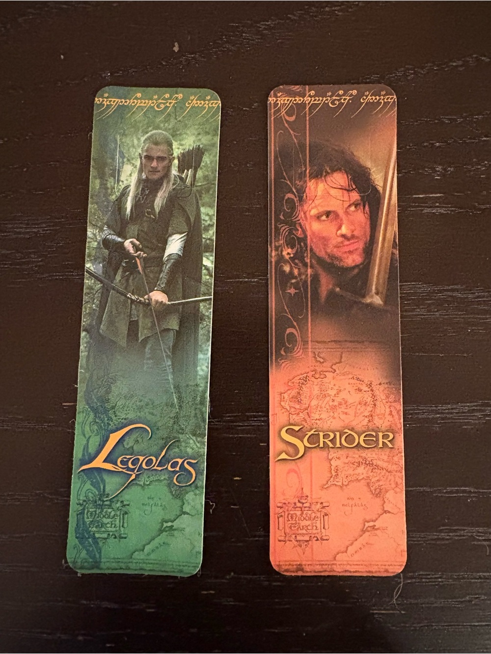 The Lord of the Rings Character Bookmarks - Legolas & Strider